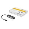 StarTech.com HB31C3ASDMB hub USB-C de 3 puertos con lector de tarjetas SD, 3x USB-A, 10 Gbps, USB 3.1, alimentado por bus, cable de 25 cm, compatible con Thunderbolt 3
