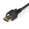 StarTech.com cable HDMI de 6ft (2 m) con tornillo de seguridad – 4K 60Hz HDR – cable de monitor HDMI 2.0 de alta velocidad con conector de tornillo de seguridad para una conexión segura – cable HDMI con Ethernet – M/M