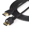 StarTech.com cable HDMI de 6ft (2 m) con tornillo de seguridad – 4K 60Hz HDR – cable de monitor HDMI 2.0 de alta velocidad con conector de tornillo de seguridad para una conexión segura – cable HDMI con Ethernet – M/M