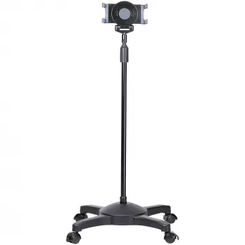 StarTech.com soporte móvil para tablet con ruedas bloqueables – carro ajustable en altura – soporte universal rodante de suelo para tablets de 7 a 11