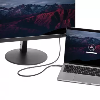 StarTech.com cable USB-C Thunderbolt 3 (20Gbps) de 1m – compatible con Thunderbolt, USB y DisplayPort