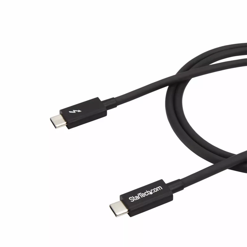 StarTech.com cable USB-C Thunderbolt 3 (20Gbps) de 1m – compatible con Thunderbolt, USB y DisplayPort