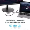 StarTech.com cable USB-C Thunderbolt 3 (20Gbps) de 1m – compatible con Thunderbolt, USB y DisplayPort