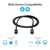 StarTech.com cable USB-C Thunderbolt 3 (20Gbps) de 1m – compatible con Thunderbolt, USB y DisplayPort