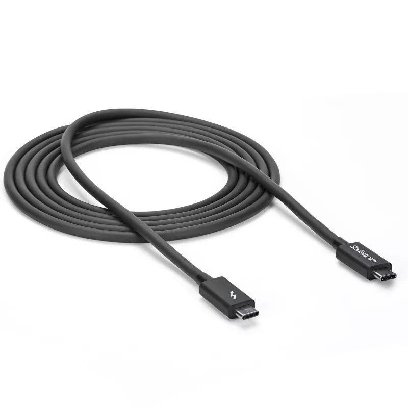 StarTech.com cable USB-C Thunderbolt 3 (20Gbit/s) de 2m – compatible con Thunderbolt, USB y DisplayPort