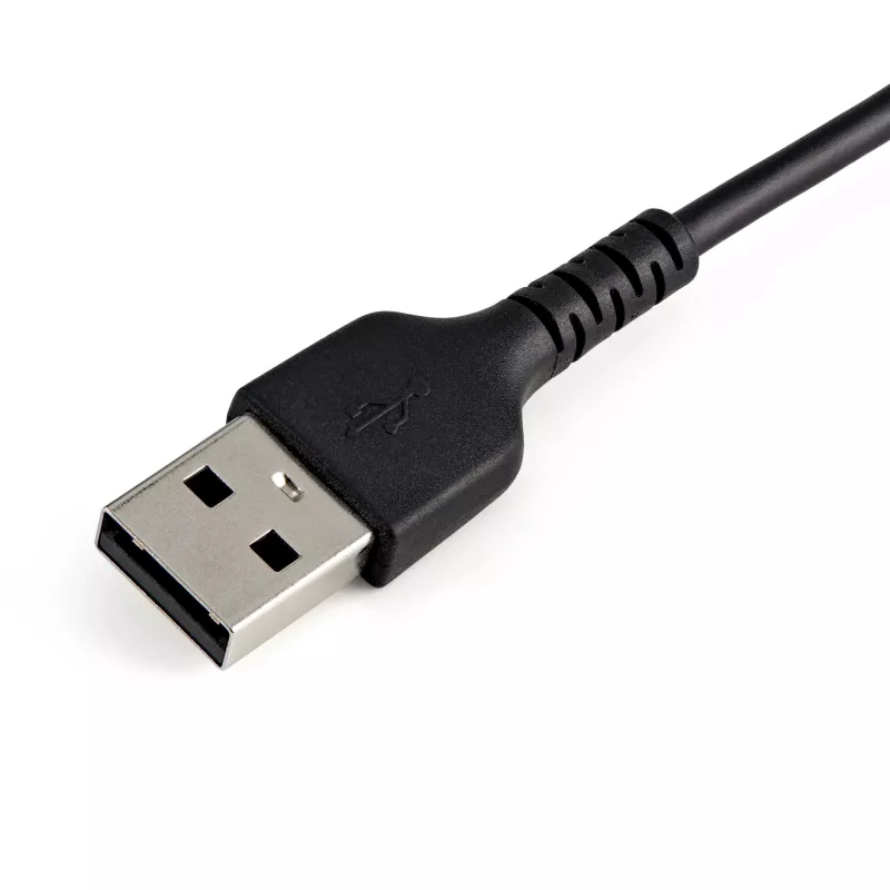 StarTech.com cable USB-A a Lightning negro resistente de 15 cm – cable de carga/sincronización USB Type-A a Lightning de fibra de aramida robusto – certificado Apple MFi para iPad/iPhone 12