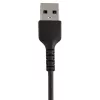 StarTech.com cable USB-A a Lightning negro resistente de 15 cm – cable de carga/sincronización USB Type-A a Lightning de fibra de aramida robusto – certificado Apple MFi para iPad/iPhone 12