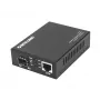 Convertidor de medios Intellinet 10GBase-T a 10GBase-R, 1 ranura SFP+ 10 GB, 1 puerto RJ45 10GB