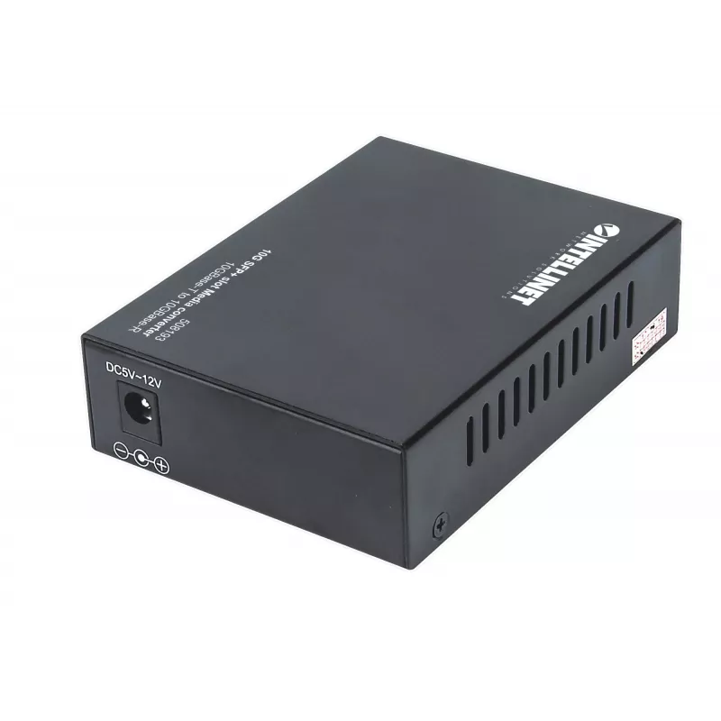 Convertidor de medios Intellinet 10GBase-T a 10GBase-R, 1 ranura SFP+ 10 GB, 1 puerto RJ45 10GB