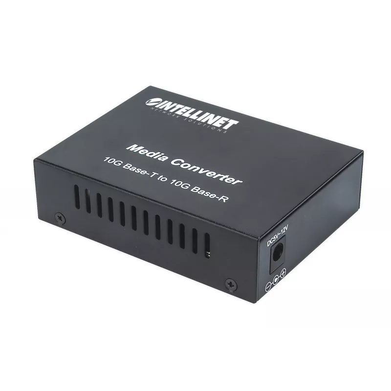 Convertidor de medios Intellinet 10GBase-T a 10GBase-R, 1 ranura SFP+ 10 GB, 1 puerto RJ45 10GB