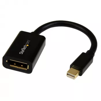 Adaptador StarTech.com Mini DisplayPort a DisplayPort - vídeo 4K x 2K UHD - convertidor Mini DP a DP - adaptador Mini DisplayPort a DisplayPort 1.2 - PC/ordenador mDP a monitor/pantalla DP