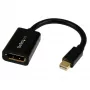 Adaptador StarTech.com Mini DisplayPort a DisplayPort - vídeo 4K x 2K UHD - convertidor Mini DP a DP - adaptador Mini DisplayPort a DisplayPort 1.2 - PC/ordenador mDP a monitor/pantalla DP