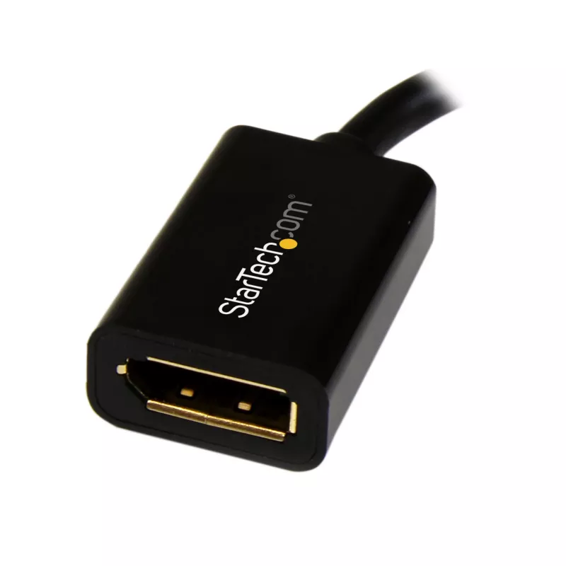 Adaptador StarTech.com Mini DisplayPort a DisplayPort - vídeo 4K x 2K UHD - convertidor Mini DP a DP - adaptador Mini DisplayPort a DisplayPort 1.2 - PC/ordenador mDP a monitor/pantalla DP
