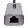 StarTech.com US1GC30B2 adaptador de USB-C a Gigabit Ethernet, USB 3.0, 10/100/1000 Mbps, ASIX AX88179A, cable de 30 cm, gris