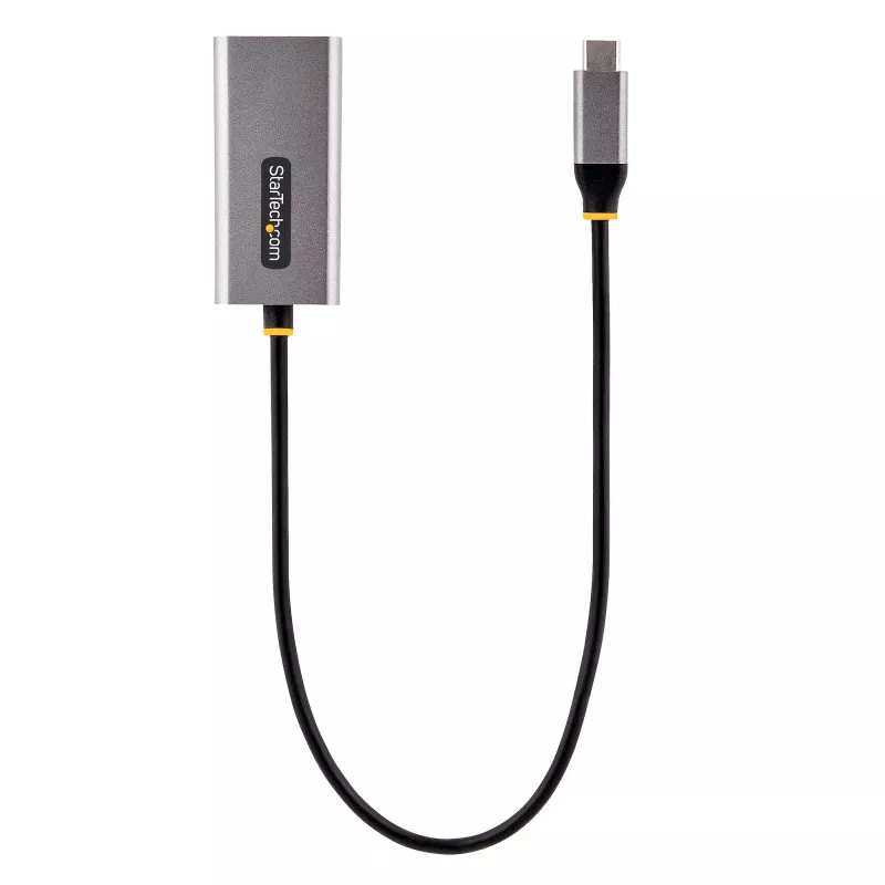 StarTech.com US1GC30B2 adaptador de USB-C a Gigabit Ethernet, USB 3.0, 10/100/1000 Mbps, ASIX AX88179A, cable de 30 cm, gris