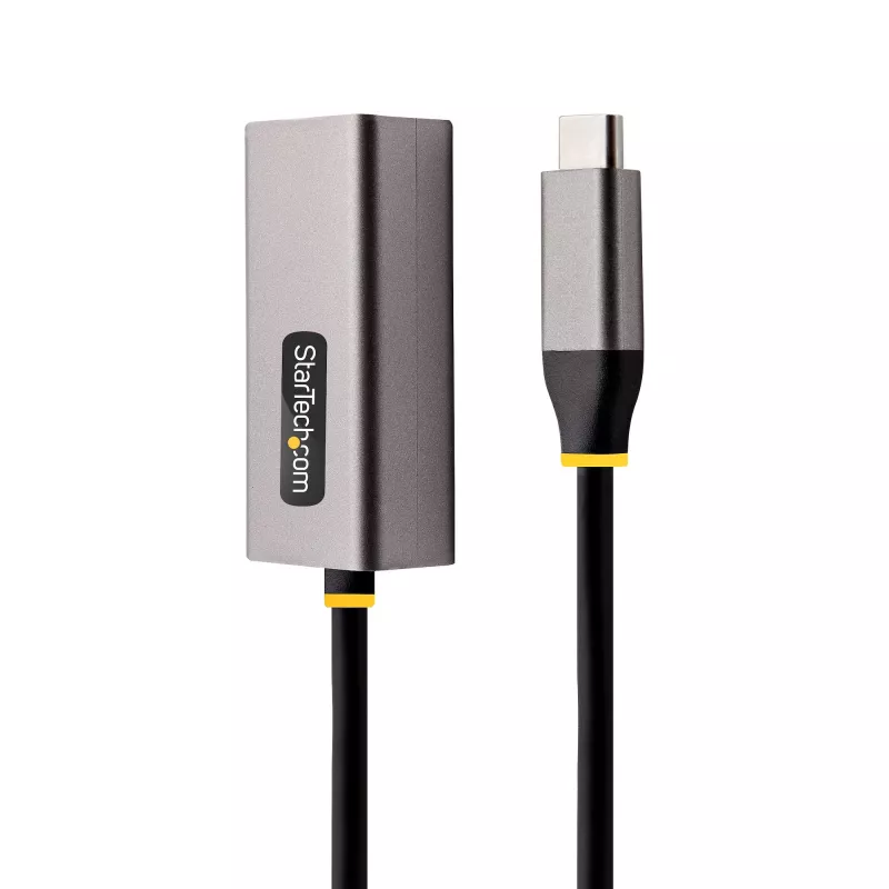 StarTech.com US1GC30B2 adaptador de USB-C a Gigabit Ethernet, USB 3.0, 10/100/1000 Mbps, ASIX AX88179A, cable de 30 cm, gris