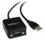 Cable adaptador StarTech.com de 2,5 m USB a serie RS232 FTDI de 1 puerto con aislamiento óptico, adaptador USB a RS232 – TAA