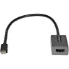 Adaptador StarTech.com Mini DisplayPort a HDMI - adaptador mDP a HDMI - 1080p - Mini DisplayPort 1.2 a monitor/pantalla HDMI - convertidor de vídeo Mini DP a HDMI - cable conectado de 30 cm - versión actualizada de MDP2HDMI