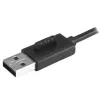 Hub USB 2.0 portátil StarTech.com de 4 puertos con cable integrado