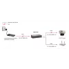 Repetidor de red LevelOne Gigabit PoE repetidor en cascada