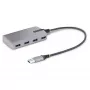 Hub USB StarTech.com de 4 puertos – USB 3.0 5 Gbit/s, alimentado por bus, hub USB-A a 4x USB-A con entrada de alimentación auxiliar opcional – hub USB portátil para escritorio/portátil, cable de 30 cm, hub de expansión USB