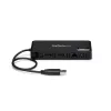 Mini dock USB 3.0 StarTech.com – estación de acoplamiento USB-A de doble monitor con vídeo DisplayPort 4K 60Hz y Gigabit Ethernet – cable de 30 cm – adaptador portátil USB 3.1 Gen 1 Type-A para portátil