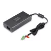 Fuente de alimentación universal DC StarTech.com de 160W (24V/6,6A), cable de 2 hilos de 1,2m, bloques de terminales de 2/3 pines, fuente de alimentación externa 100-240V AC/DC para hubs USB industriales, NA/UK/EU/ANZ