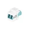 Acoplador StarTech.com LC a LC, acoplador de fibra óptica LC, conector hembra LC/UPC keystone, acoplador de fibra óptica LC keystone dúplex para panel de parcheo