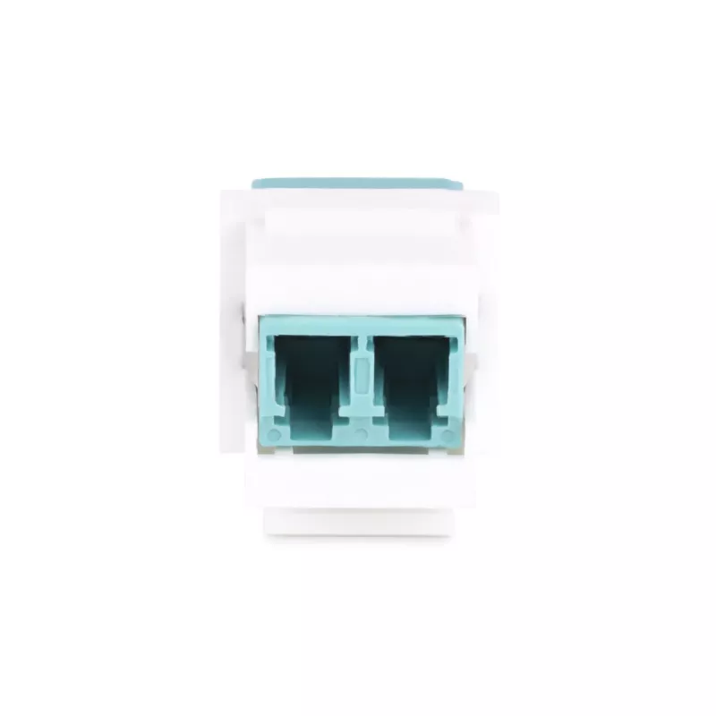 Acoplador StarTech.com LC a LC, acoplador de fibra óptica LC, conector hembra LC/UPC keystone, acoplador de fibra óptica LC keystone dúplex para panel de parcheo