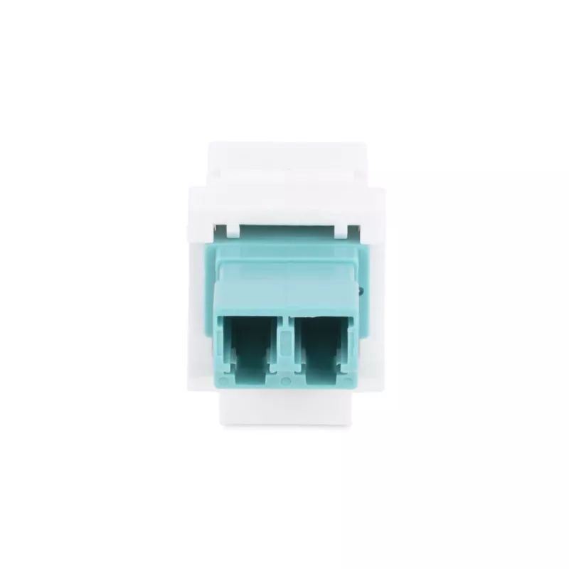 Acoplador StarTech.com LC a LC, acoplador de fibra óptica LC, conector hembra LC/UPC keystone, acoplador de fibra óptica LC keystone dúplex para panel de parcheo