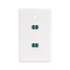 Acoplador StarTech.com LC a LC, acoplador de fibra óptica LC, conector hembra LC/UPC keystone, acoplador de fibra óptica LC keystone dúplex para panel de parcheo