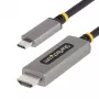 Cable adaptador StarTech.com de 10ft (3m) USB-C a HDMI, 8K 60Hz, 4K 144Hz, HDR10, cable convertidor de vídeo USB Type-C a HDMI 2.1, compatible con USB-C DP Alt Mode/USB4/Thunderbolt 3/4 – portátil USB-C a monitor HDMI