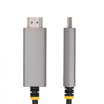 Cable adaptador StarTech.com de 10ft (3m) USB-C a HDMI, 8K 60Hz, 4K 144Hz, HDR10, cable convertidor de vídeo USB Type-C a HDMI 2.1, compatible con USB-C DP Alt Mode/USB4/Thunderbolt 3/4 – portátil USB-C a monitor HDMI
