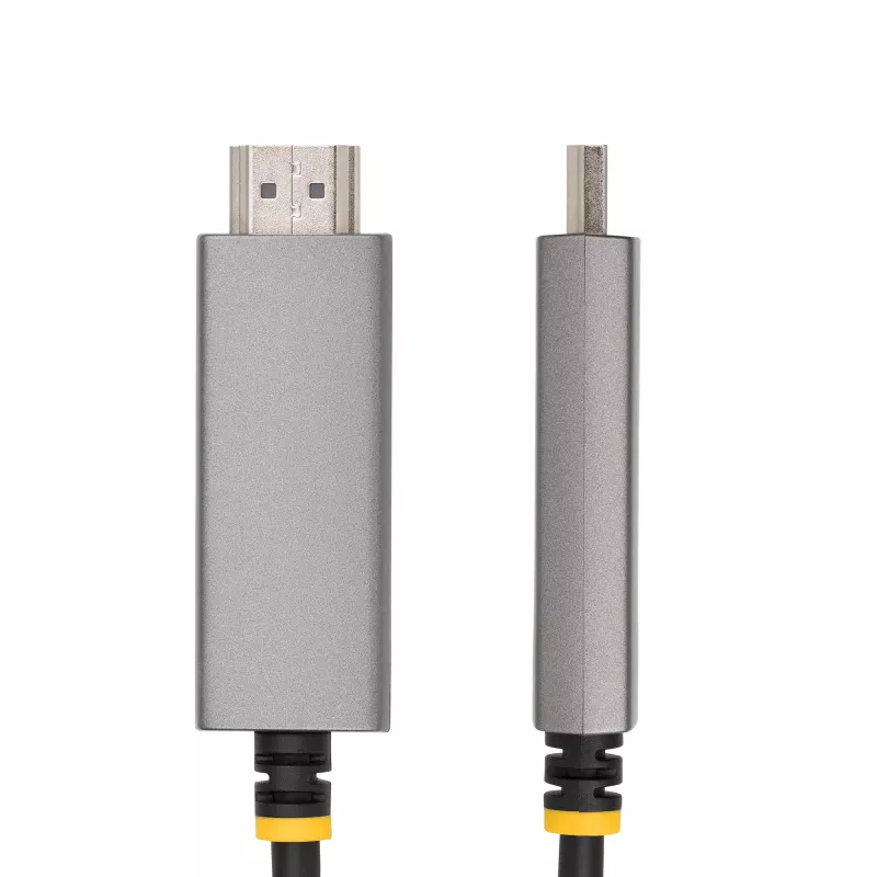 Cable adaptador StarTech.com de 10ft (3m) USB-C a HDMI, 8K 60Hz, 4K 144Hz, HDR10, cable convertidor de vídeo USB Type-C a HDMI 2.1, compatible con USB-C DP Alt Mode/USB4/Thunderbolt 3/4 – portátil USB-C a monitor HDMI