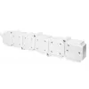 Regleta de enchufes Digitus flexible de 4 tomas con 2 puertos USB e interruptor