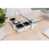 Regleta de enchufes Digitus flexible de 4 tomas con 2 puertos USB e interruptor