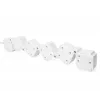 Regleta de enchufes Digitus flexible de 4 tomas con 2 puertos USB e interruptor