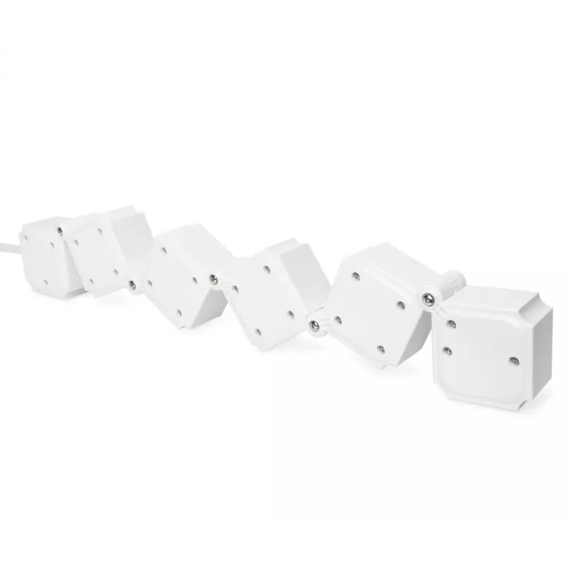 Regleta de enchufes Digitus flexible de 4 tomas con 2 puertos USB e interruptor