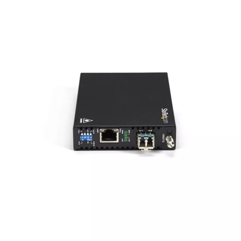 StarTech.com Convertidor de medios Gigabit Ethernet de cobre a fibra óptica - SM LC - 10 km