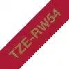 Brother TZE-RW54 Cinta de etiquetar Oro sobre Rojo