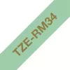 Brother TZE-RM34 Cinta de etiquetar Oro sobre Verde menta