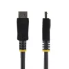 StarTech.com Cable DisplayPort de 7m (23ft) - 2560 x 1440p - Cable DisplayPort a DisplayPort - Cable DP a DP para monitor - Cable de vídeo/display DP - Conectores DP con bloqueo - HDCP y DPCP