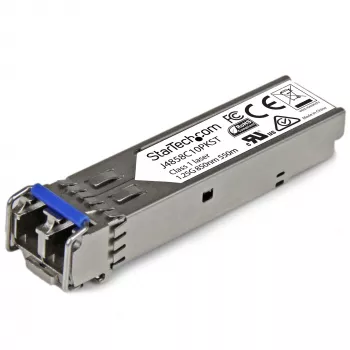 StarTech.com Módulo transceptor SFP compatible con HP J4859C - 1000BASE-LX - Pack de 10~Pack de 10 módulos SFP compatibles con HPE J4859C - 1000BASE-LX - Transceptor de fibra óptica monomodo/multimodo 1GbE - SFP Gigabit Ethernet 1GE - LC 10km - 1310nm - DDM HPE 1400, 1700, 1820