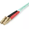 StarTech.com Cable de fibra óptica multimodo LC/UPC a LC/UPC OM4 de 1m, fibra zipcord 50/125µm LOMMF/VCSEL, 100G, baja pérdida de inserción – Cable de conexión de fibra óptica LSZH