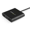 StarTech.com Adaptador USB 3.0 a doble HDMI, convertidor USB a 2x monitor HDMI para Windows (sin soporte para macOS/ChromeOS/Linux) - TAA