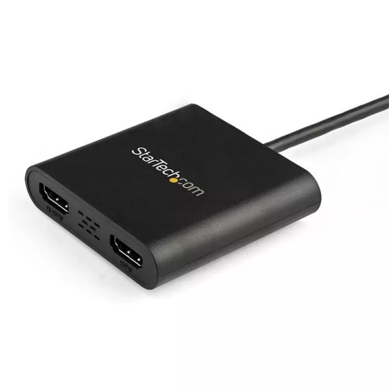 StarTech.com Adaptador USB 3.0 a doble HDMI, convertidor USB a 2x monitor HDMI para Windows (sin soporte para macOS/ChromeOS/Linux) - TAA