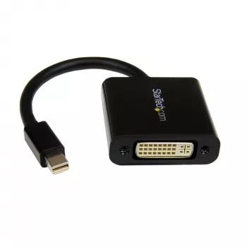 StarTech.com Adaptador Mini DisplayPort a DVI - Convertidor Mini DP a DVI-D - Vídeo 1080p - mDP o Thunderbolt 1/2 Mac/PC a monitor DVI - Adaptador dongle compacto mDP 1.2 a DVI Single-Link