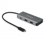 StarTech.com HB31C3A1CPD3 hub USB-C de 4 puertos, 10 Gbps, 3x USB-A y 1x USB-C, paso de carga Power Delivery de 100 W, cable de 25 cm, compatible con Thunderbolt 3