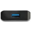 StarTech.com HB31C3A1CPD3 hub USB-C de 4 puertos, 10 Gbps, 3x USB-A y 1x USB-C, paso de carga Power Delivery de 100 W, cable de 25 cm, compatible con Thunderbolt 3