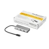 StarTech.com HB31C3A1CPD3 hub USB-C de 4 puertos, 10 Gbps, 3x USB-A y 1x USB-C, paso de carga Power Delivery de 100 W, cable de 25 cm, compatible con Thunderbolt 3